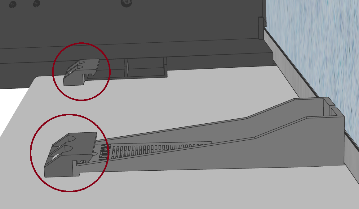 Image de Paire de taquets pour fixation de sous-face, sans vis apparente (Paquet de 100 paires).