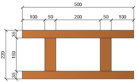Image de Bloc à bancher en bois ciment (50x25 cm), sans isolant, épaisseur : 22 cm, béton : 15 cm, fabrication Italie