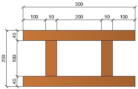 Image de Bloc à bancher en bois ciment (50x25 cm), sans isolant, épaisseur : 25 cm, béton : 16 cm, fabrication Italie