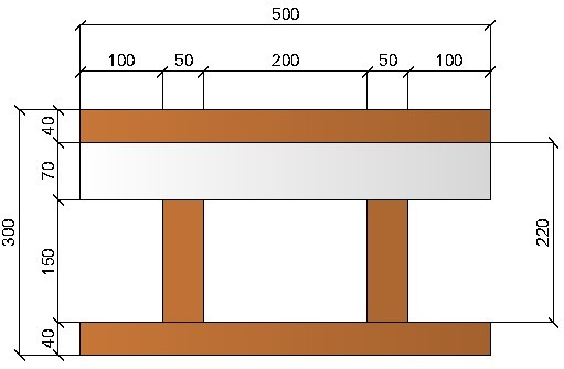 Image de Bloc à bancher en bois ciment (50x25 cm), isolant interne : 7 cm, épaisseur : 30 cm, béton : 15 cm, fabrication Italie