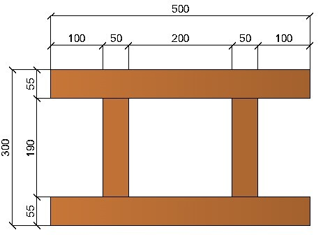 Image de Bloc à bancher en bois ciment (50x25 cm), sans isolant, épaisseur : 30 cm, béton : 19 cm, fabrication Italie